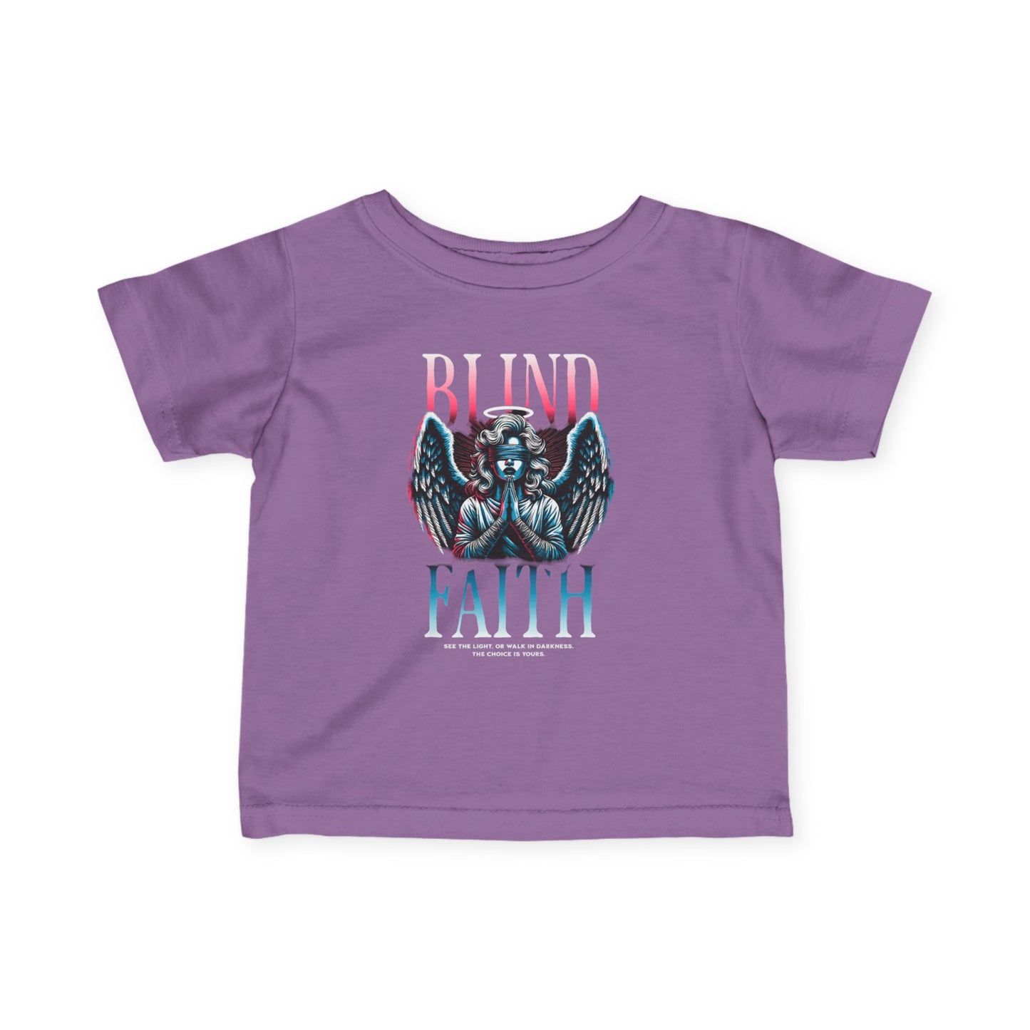 Infant Tee with Blind Faith Design - Cute Baby Shirt for Every Day, Baby shower Gift, trending Toddler Style, trending baby Graphic Tee, Unique Baby Clothes