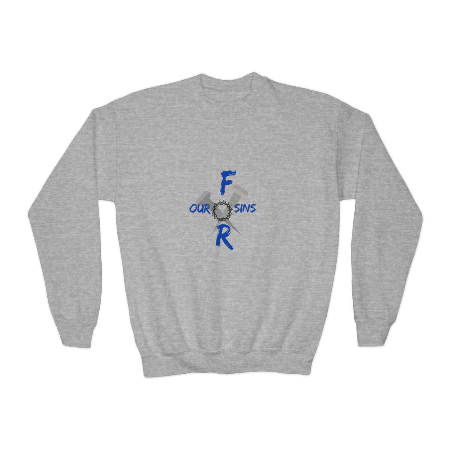 Youth Crewneck Sweatshirt with Inspirational Design, Cozy Gift for Kids, Faith-Focused Apparel, Perfect for Church Events, Family [...]