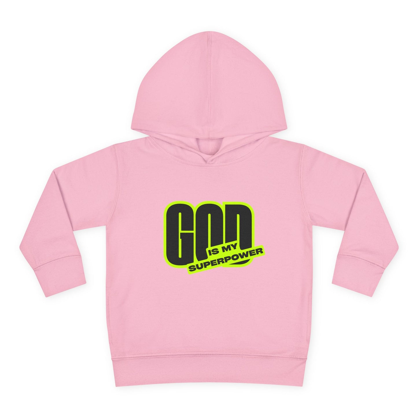 Toddler Fleece Hoodie with Fun Faith Design, trendy Kids Pullover, Cozy Religious Apparel for toddlers, casual Everyday winterWear, God is [...]