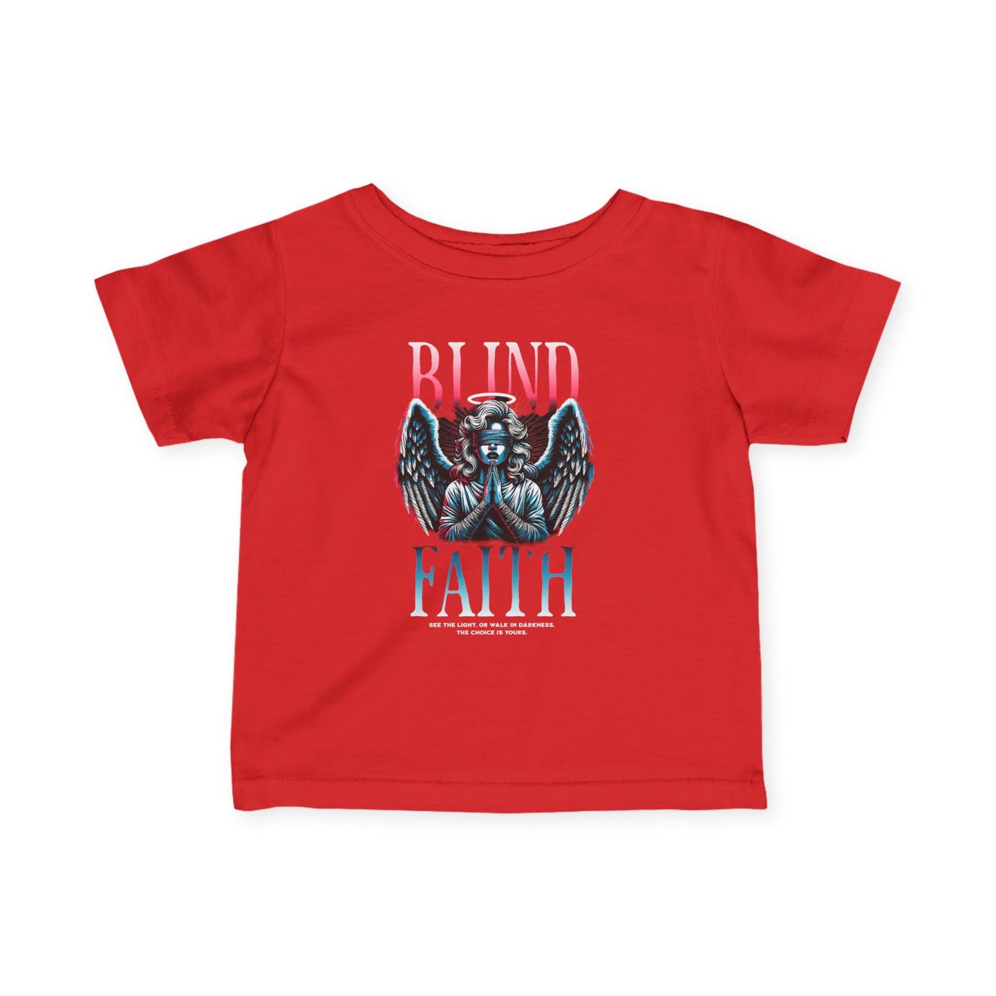 Infant Tee with Blind Faith Design - Cute Baby Shirt for Every Day, Baby shower Gift, trending Toddler Style, trending baby Graphic Tee, Unique Baby Clothes