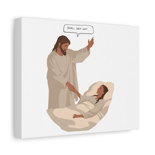 Inspirational Jesus themed  Canvas Print Motivational Wall Art for  Religious Home Decor for Christian Gift for house warming