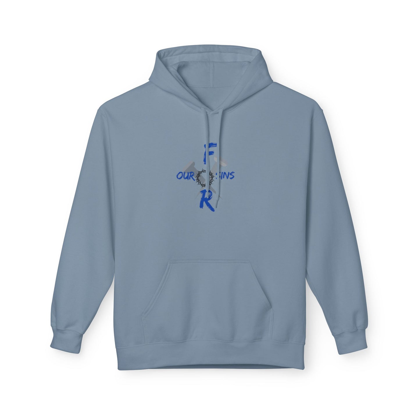 Unisex logo Fleece Hoodie - Cozy Gift for Friends, Motivational Apparel, Casual Wear, Birthday Present, Everyday Comfort