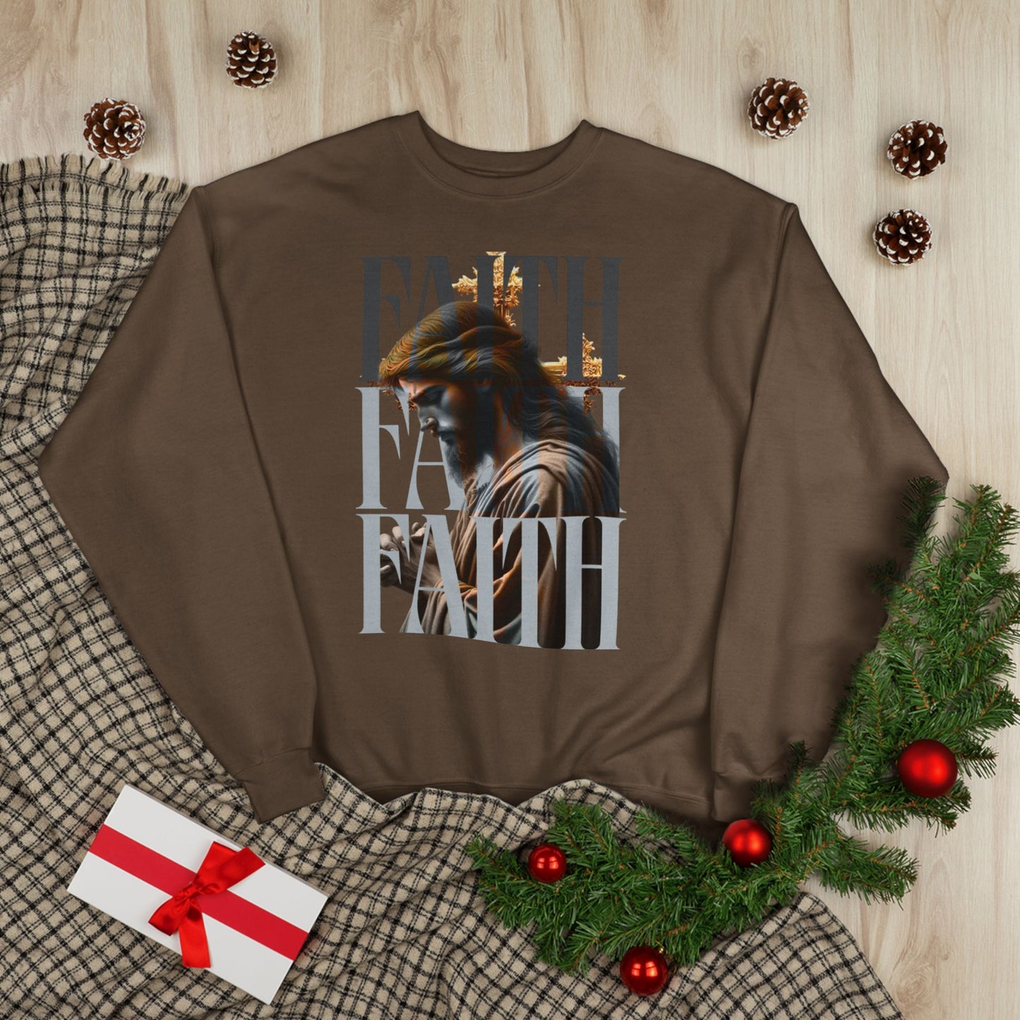Faith-Themed Unisex EcoSmart® Crewneck Sweatshirt, Inspirational Gift, Cozy Apparel, Religious Sweatshirt, Perfect for Church, [...]