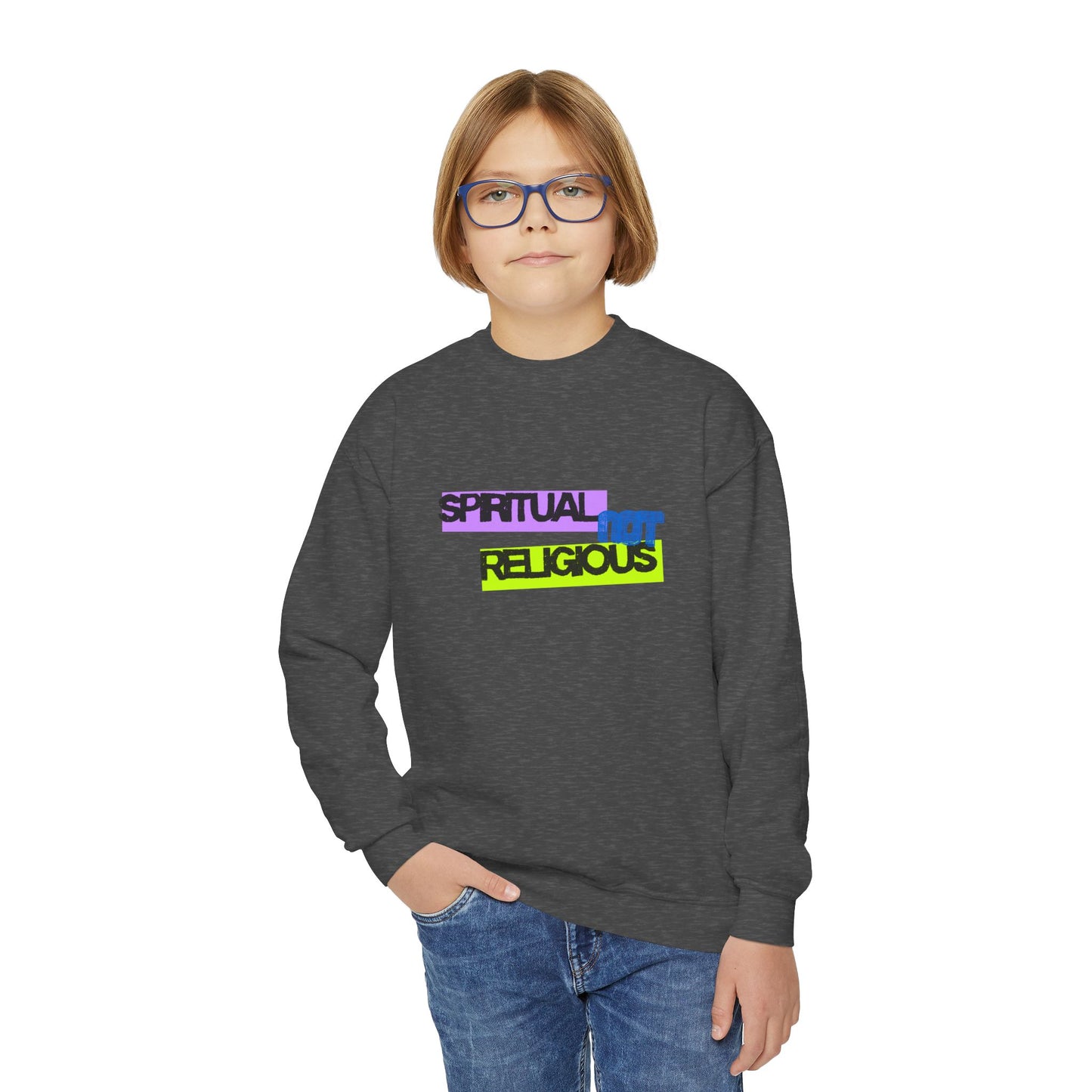 Colorful Spiritual Youth Crewneck Sweatshirt, Inspirational youth Sweatshirt, Trendy Teen Apparel, Religious Youth Outfits, Fun Gift [...]