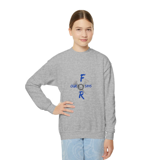 Youth Crewneck Sweatshirt with Inspirational Design, Cozy Gift for Kids, Faith-Focused Apparel, Perfect for Church Events, Family [...]