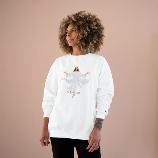 Faith inspired unisex Champion Sweatshirt bible themed Cozy Apparel for Religious Gifts Faith-Based apparel  Unique faith inspired satire Hoodie