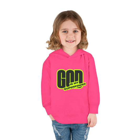 Toddler Fleece Hoodie with Fun Faith Design, trendy Kids Pullover, Cozy Religious Apparel for toddlers, casual Everyday winterWear, God is [...]