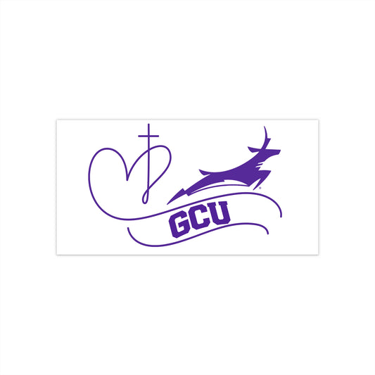 GCU Bumper Stickers, Custom Car Decals, GCU Spirit, Outdoor Durable Stickers, university Decor