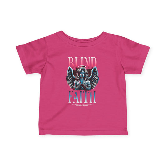 Infant Tee with Blind Faith Design - Cute Baby Shirt for Every Day, Baby shower Gift, trending Toddler Style, trending baby Graphic Tee, Unique Baby Clothes