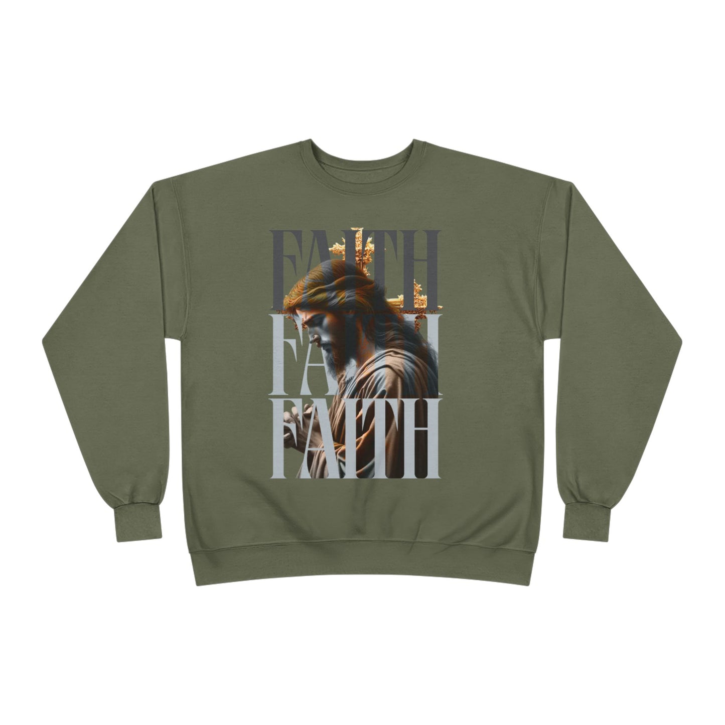 Faith-Themed Unisex EcoSmart® Crewneck Sweatshirt, Inspirational Gift, Cozy Apparel, Religious Sweatshirt, Perfect for Church, [...]