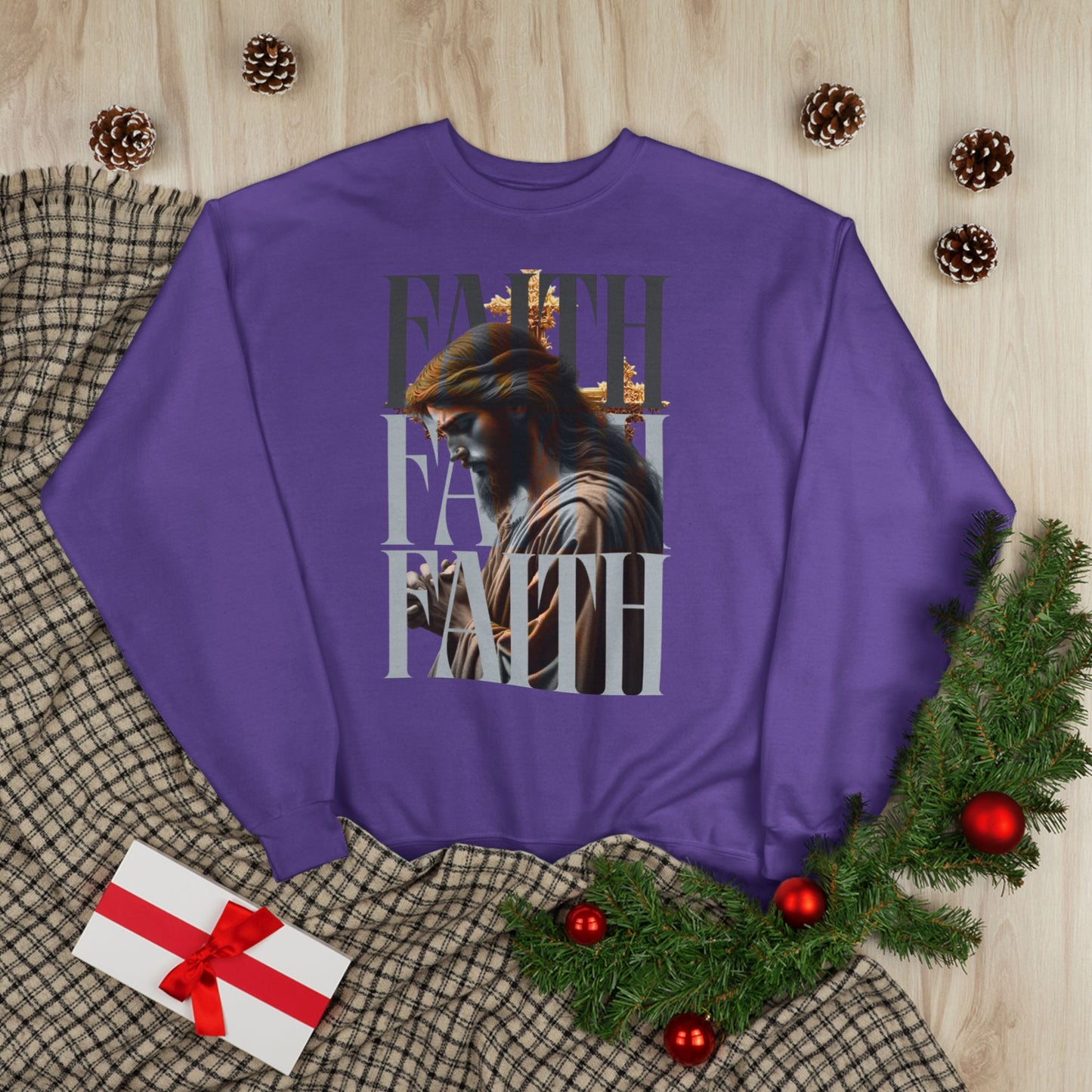 Faith-Themed Unisex EcoSmart® Crewneck Sweatshirt, Inspirational Gift, Cozy Apparel, Religious Sweatshirt, Perfect for Church, [...]