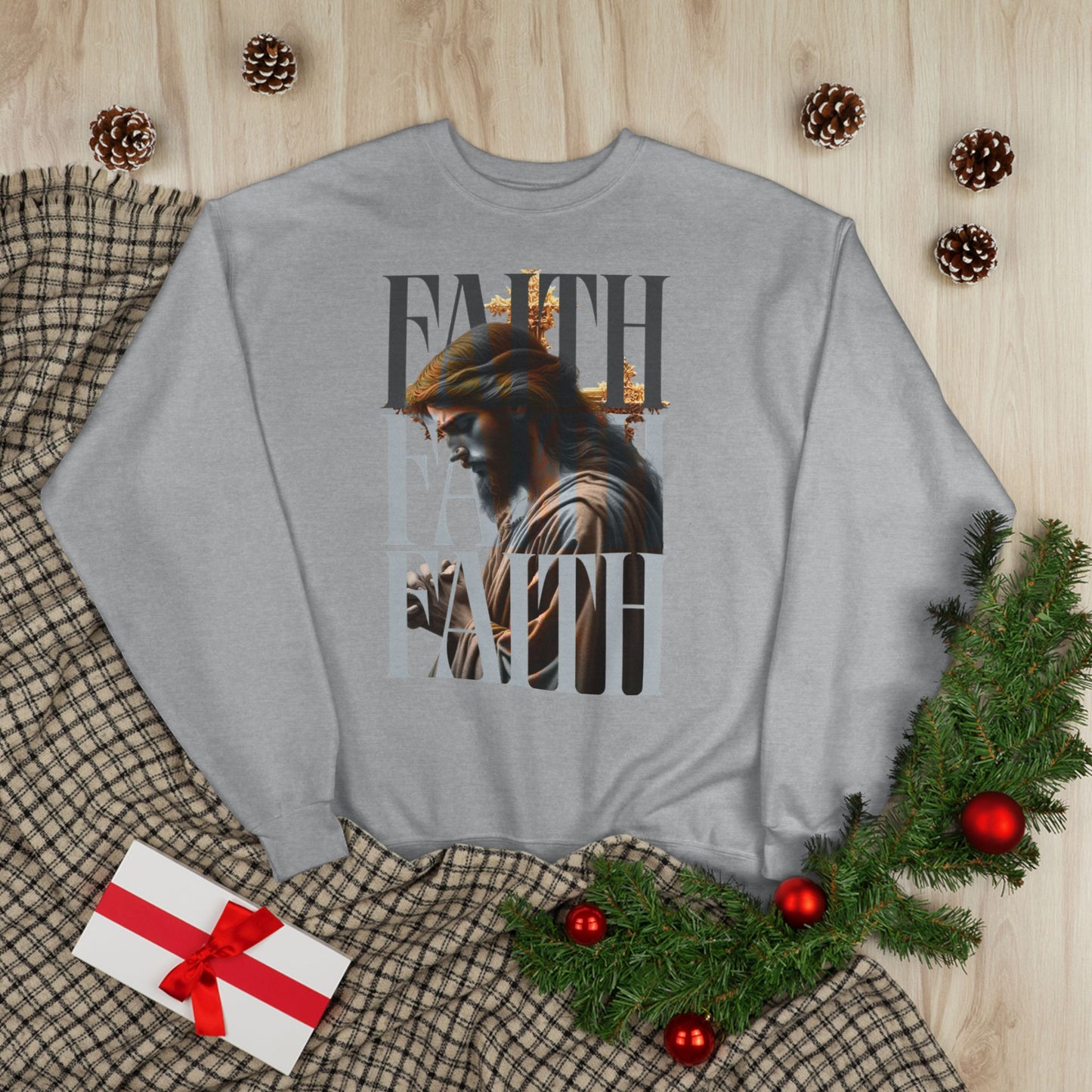 Faith-Themed Unisex EcoSmart® Crewneck Sweatshirt, Inspirational Gift, Cozy Apparel, Religious Sweatshirt, Perfect for Church, [...]