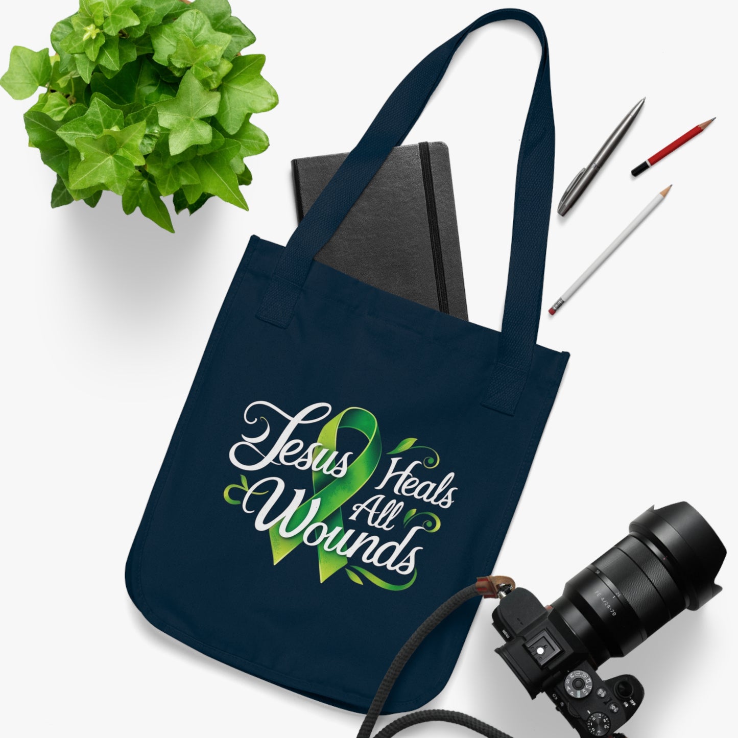Mental health matters Organic Canvas Tote Bag, Eco-Friendly Gift, Inspirational Tote, Wellness Bag