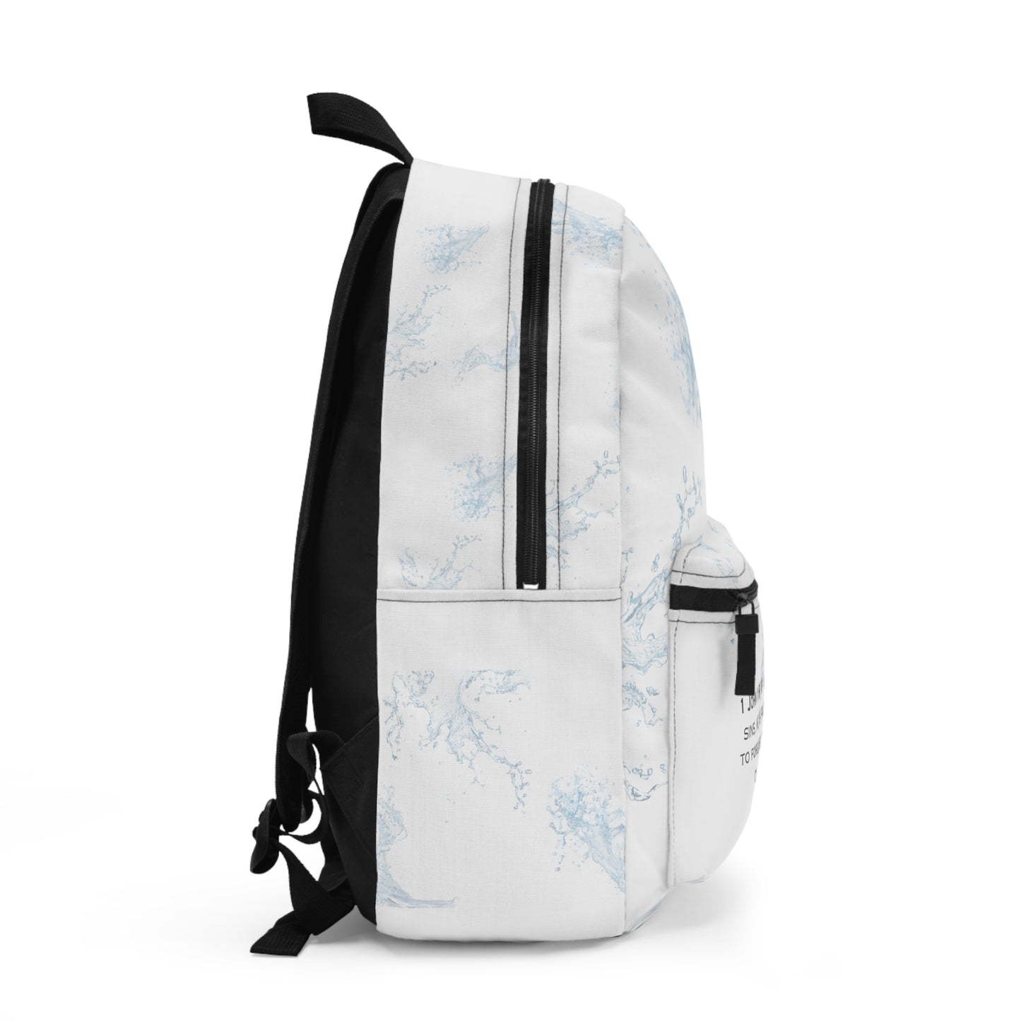 Inspirational Scripture Backpack for students, Motivational School Bag, Faith-Inspired travel backpack, Marble Design Backpack, Christian Gift Idea