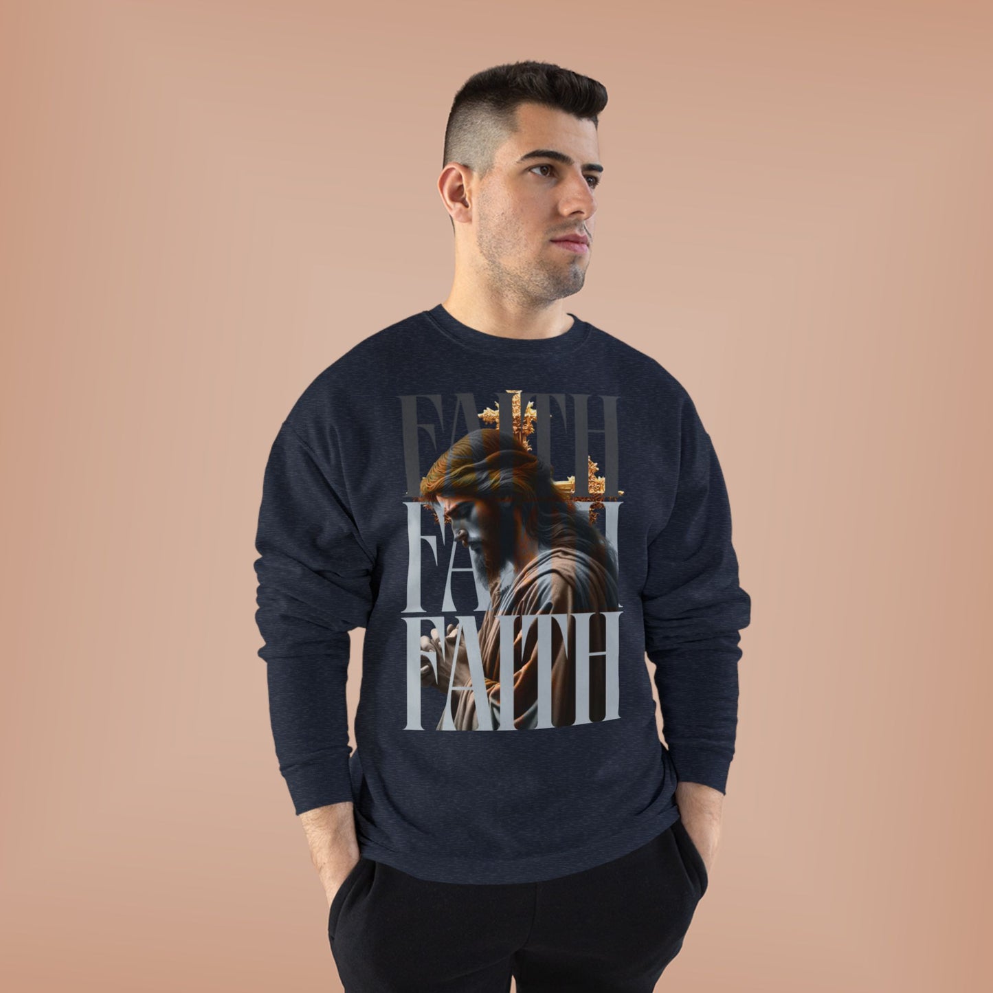 Faith-Themed Unisex EcoSmart® Crewneck Sweatshirt, Inspirational Gift, Cozy Apparel, Religious Sweatshirt, Perfect for Church, [...]