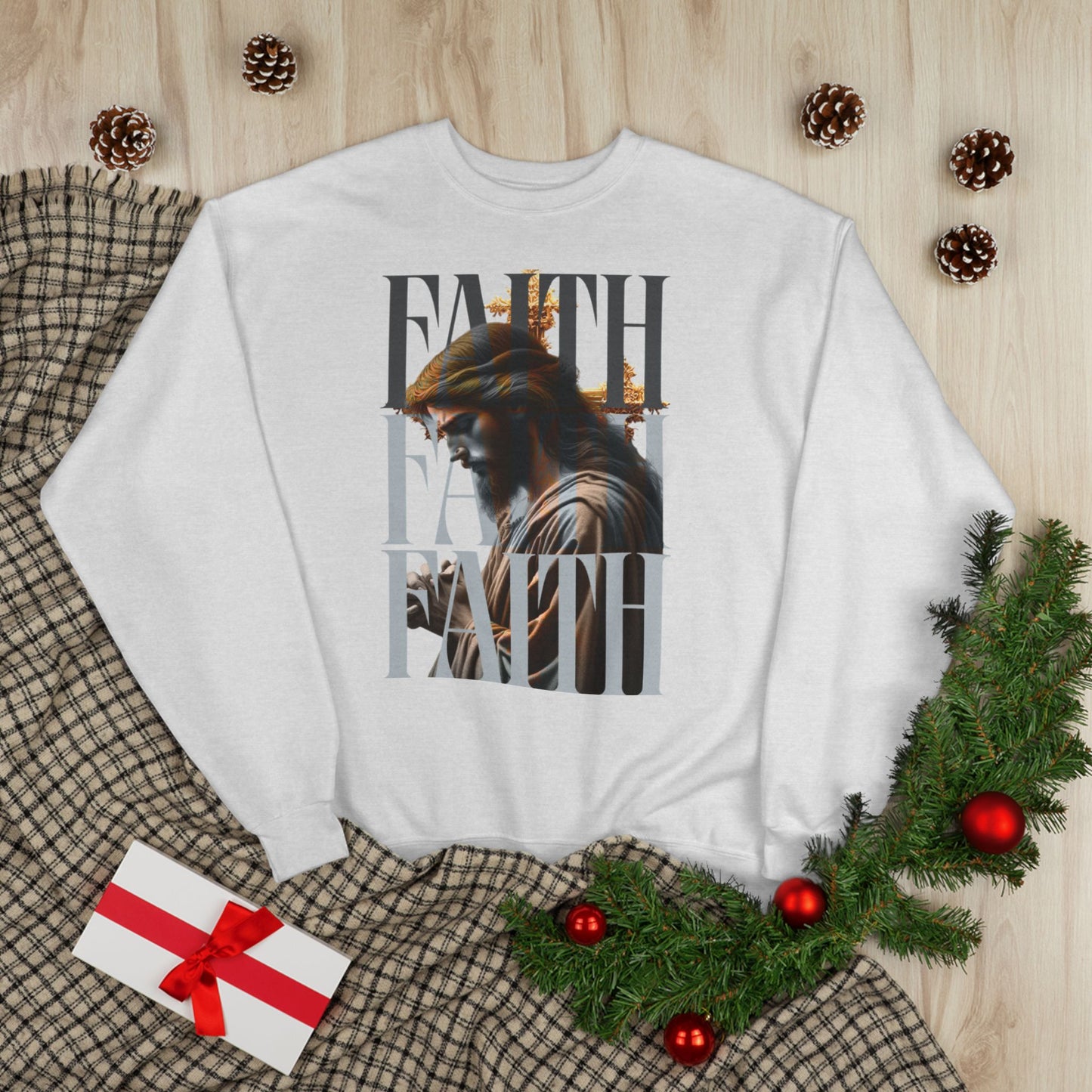 Faith-Themed Unisex EcoSmart® Crewneck Sweatshirt, Inspirational Gift, Cozy Apparel, Religious Sweatshirt, Perfect for Church, [...]