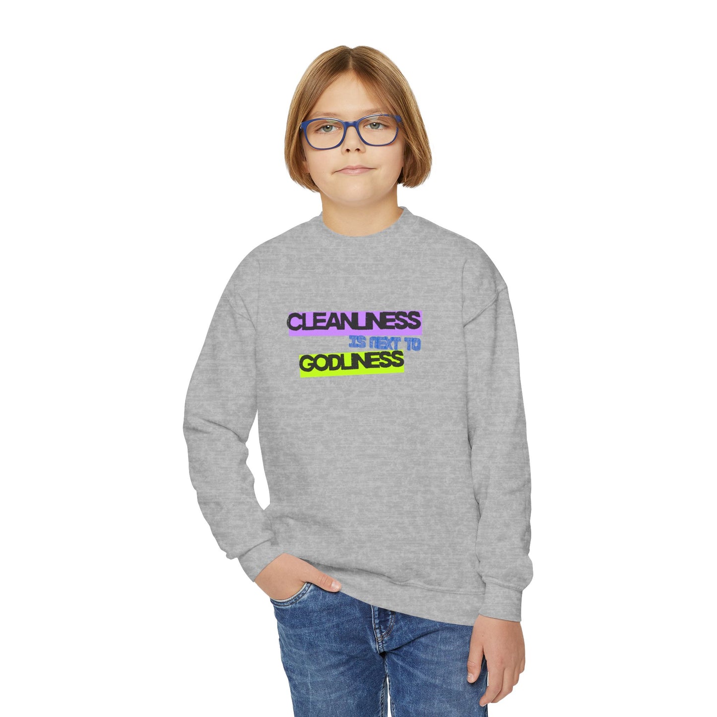 Colorful Spiritual Youth Crewneck Sweatshirt, Inspirational youth Sweatshirt, Trendy Teen Apparel, Religious Youth Outfits, Fun Gift [...]