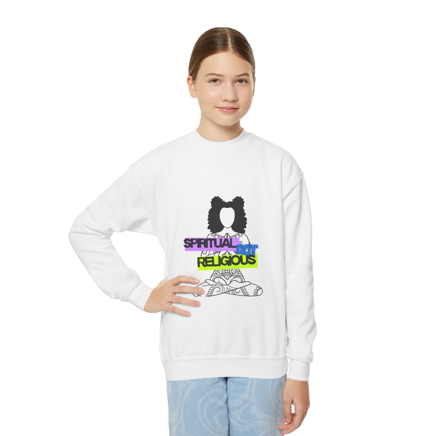 Colorful Spiritual Youth Crewneck Sweatshirt, Inspirational youth Sweatshirt, Trendy Teen Apparel, Religious Youth Outfits, Fun Gift [...]