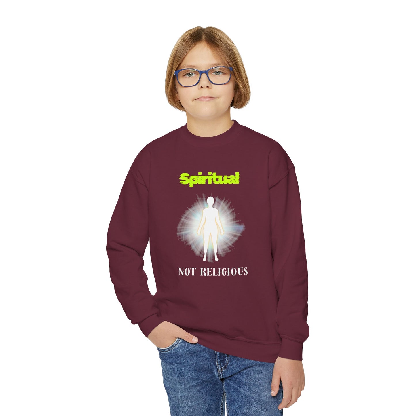 Colorful Spiritual Youth Crewneck Sweatshirt, Inspirational youth Sweatshirt, Trendy Teen Apparel, Religious Youth Outfits, Fun Gift [...]
