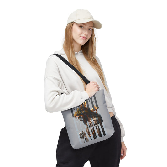 Faith themed Tote Bag for Daily wear, Reusable Shopping Bag, Christian Gift for any occassion, Affirmation Accessory, Stylish Faith Bag