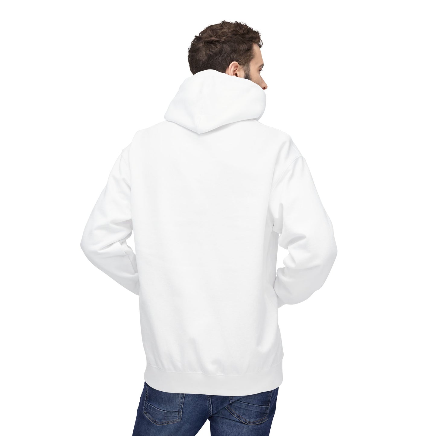 Unisex logo Fleece Hoodie - Cozy Gift for Friends, Motivational Apparel, Casual Wear, Birthday Present, Everyday Comfort