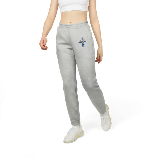 Adidas Cozy Unisex logo Fleece Joggers for Comfort and Style, Perfect for Athleisure, Lounge Wear, Sports Activities, Casual Outfits, Travel Essentials