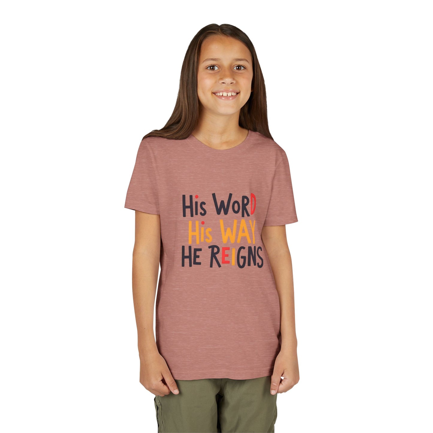 Faith-Inspired Youth Tee, Christian T-Shirt, Religious Kids Shirt, Inspirational Gift, Summer Outfit