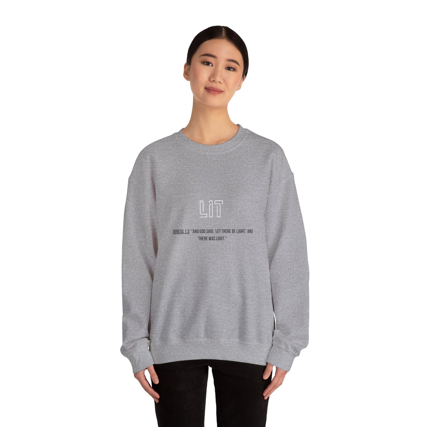 Bible verse Crewneck Sweatshirt - Cozy Motivational Gift for believers , faith inspired Unisex Sweatshirt gift for All Occasions