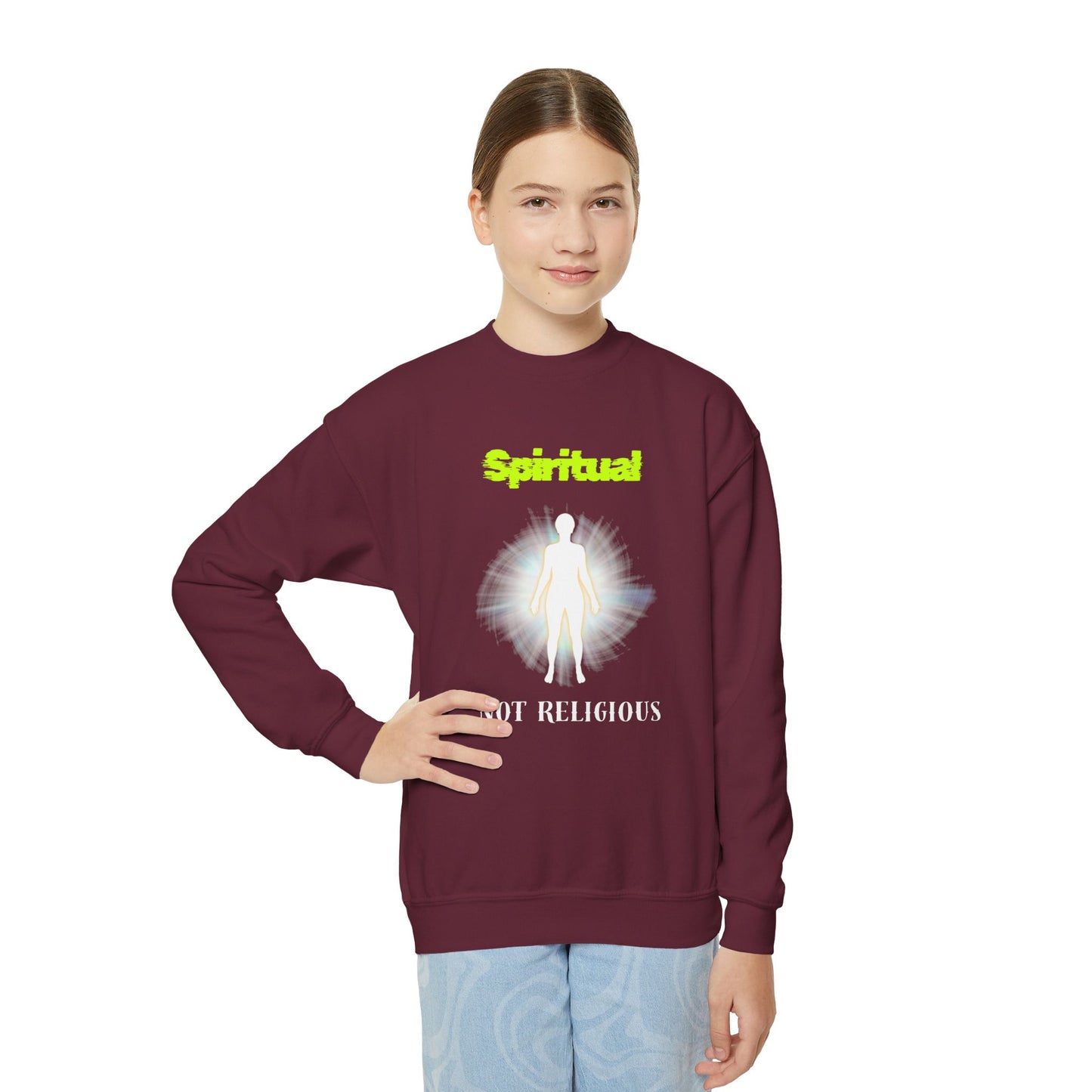 Colorful Spiritual Youth Crewneck Sweatshirt, Inspirational youth Sweatshirt, Trendy Teen Apparel, Religious Youth Outfits, Fun Gift [...]