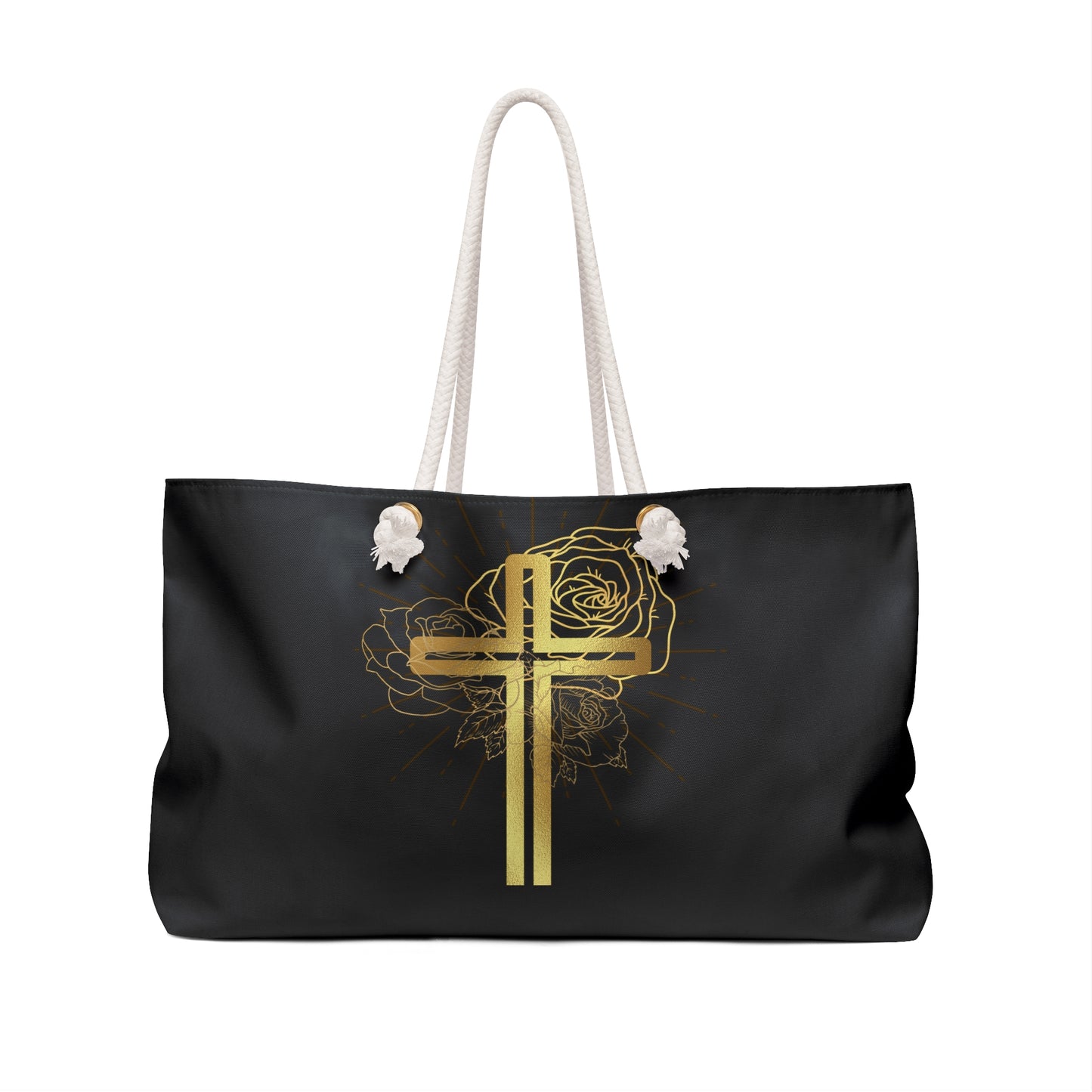 Faith-Inspired Weekender Bag with Cross Design | Travel Tote for Spiritual Retreats, Church Events, Weekend Getaways, Eco-Friendly [...]