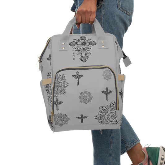 Faith inspired Multifunctional Diaper Backpack for Parents, christian inspired Baby Bag, faith based Toddler Gear, Travel Backpack for christians, Unique Gift for New Moms