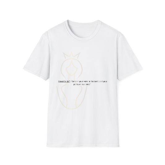Bible verse themed Unisex Softstyle T-Shirt, jesus Lovers Gift, faith based Casual Wear Relaxed Fit Tee, Gift for believers