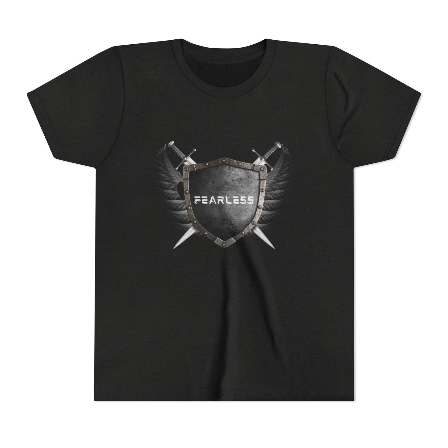 Fearless Youth Tee, Kids Graphic Shirt, spiritual Apparel, Gifts for Kids, motivational tshirts