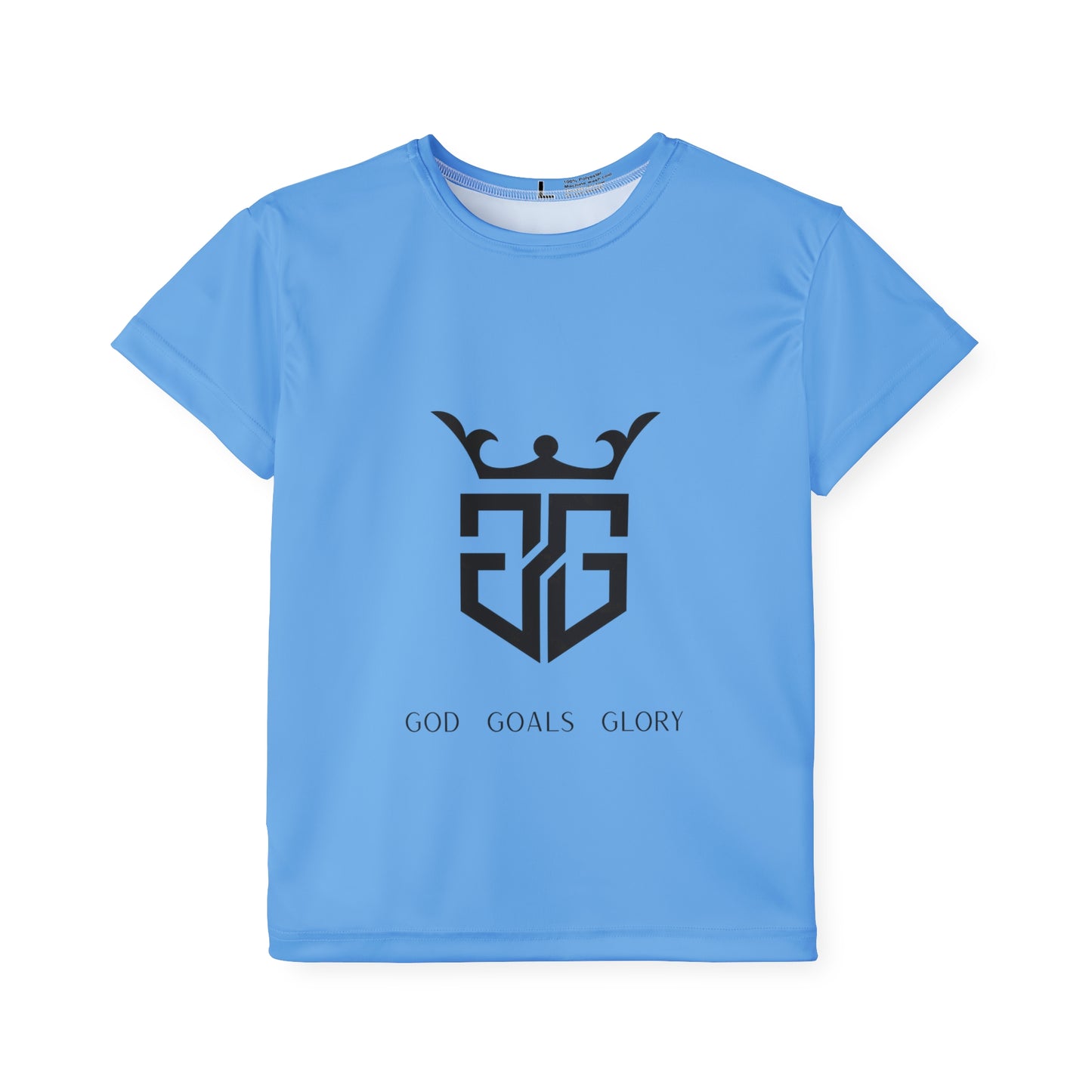Kids faith inspired Sports Jersey, Youth Athletic Tee, Soccer Shirt, Sportswear for Kids, Activewear for Children, Team Spirit Jersey, Birthday Gift Idea