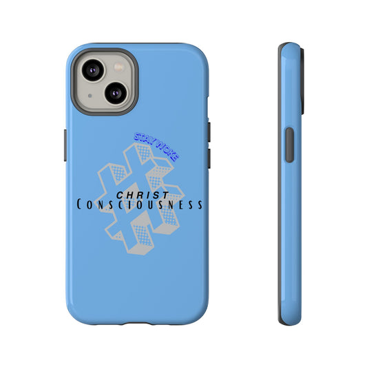Hashtag  Phone Case, Spiritual Gift, Faith-Based Accessory, Unique Tech Cover, Blue Phone Protector, trending tough cases, trending iPhone cases