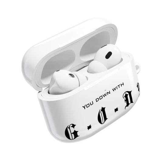 Bible inspired AirPod Case - You Down With God? Design, Accessory for Music Lovers, Gift for Friends & Family, Festival & Everyday Use