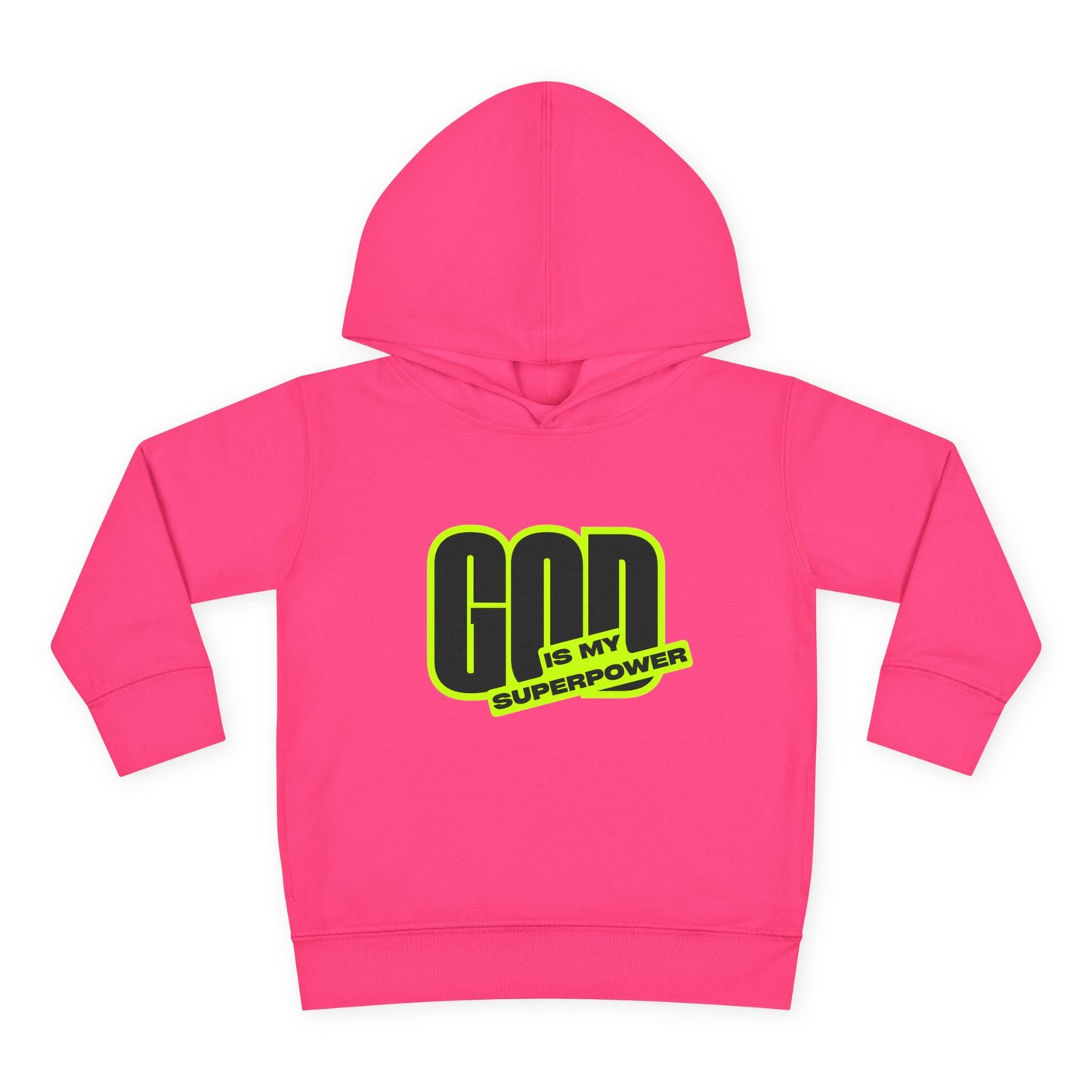 Toddler Fleece Hoodie with Fun Faith Design, trendy Kids Pullover, Cozy Religious Apparel for toddlers, casual Everyday winterWear, God is [...]