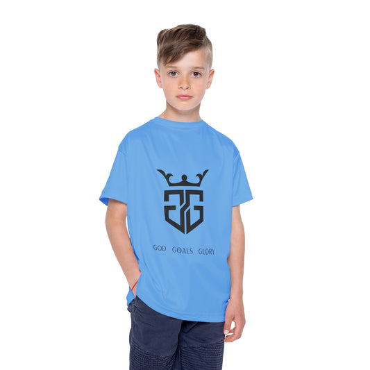 Kids faith inspired Sports Jersey, Youth Athletic Tee, Soccer Shirt, Sportswear for Kids, Activewear for Children, Team Spirit Jersey, Birthday Gift Idea