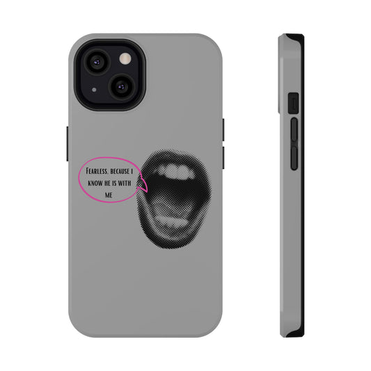 Fearless Impact-Resistant Phone Case; Durable Phone Protector, inspirational Gift, phone Accessory, Trendy Tech Item, Everyday Use