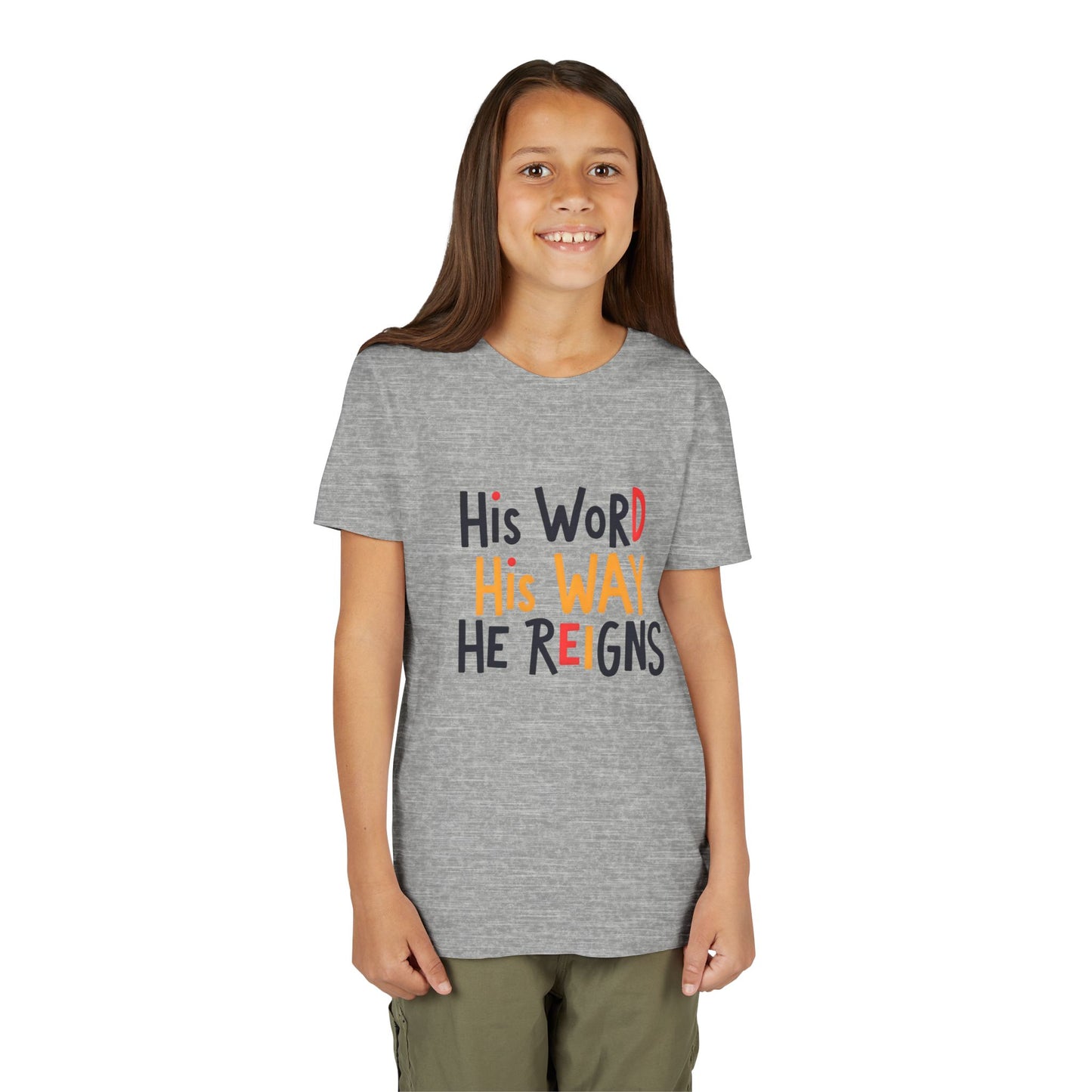 Faith-Inspired Youth Tee, Christian T-Shirt, Religious Kids Shirt, Inspirational Gift, Summer Outfit