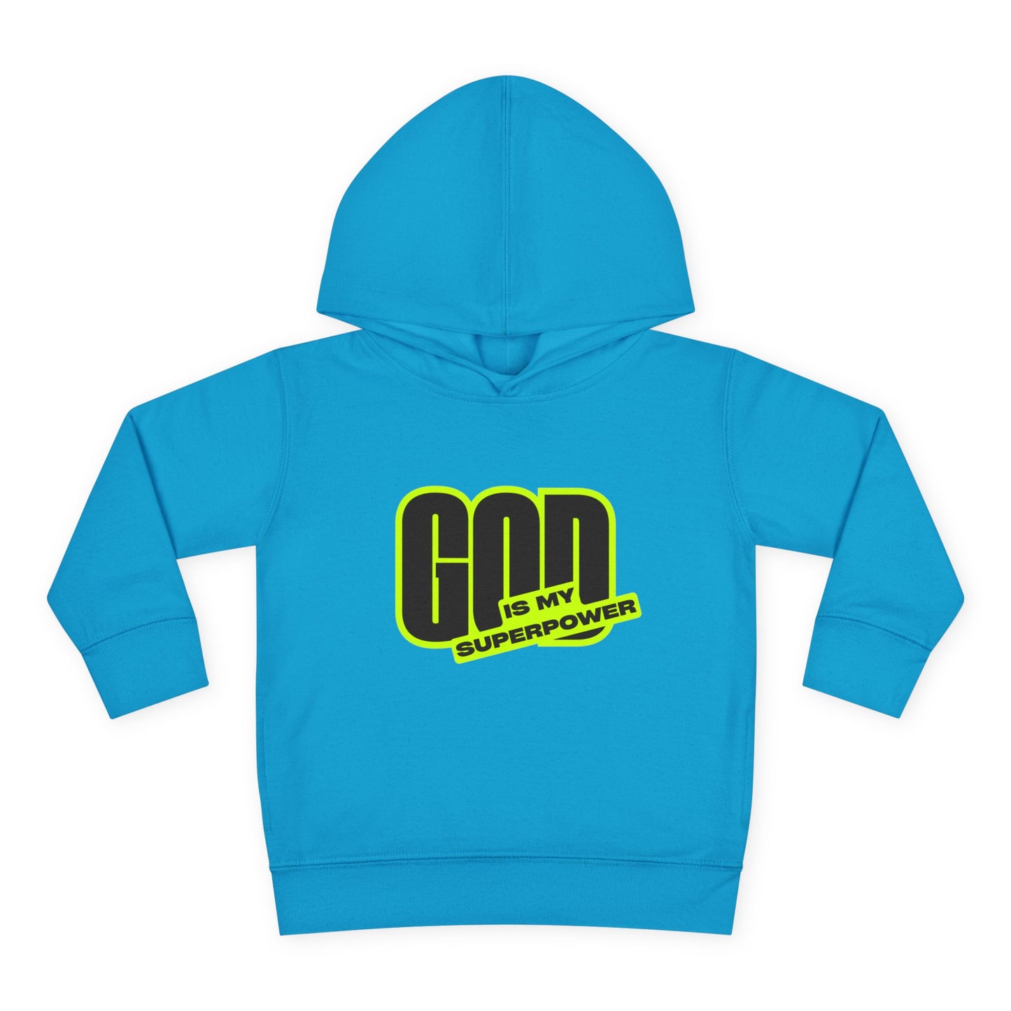 Toddler Fleece Hoodie with Fun Faith Design, trendy Kids Pullover, Cozy Religious Apparel for toddlers, casual Everyday winterWear, God is [...]