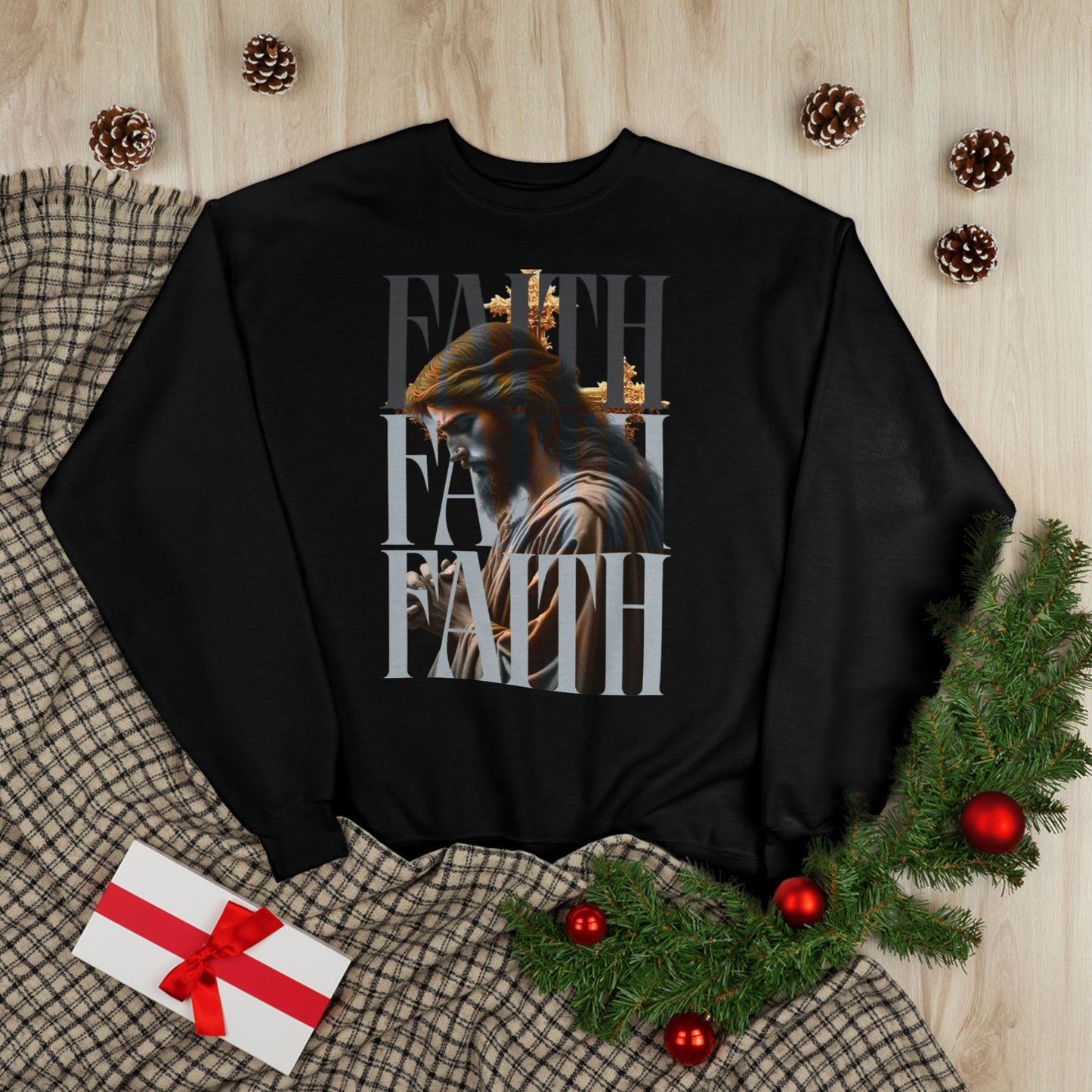 Faith-Themed Unisex EcoSmart® Crewneck Sweatshirt, Inspirational Gift, Cozy Apparel, Religious Sweatshirt, Perfect for Church, [...]