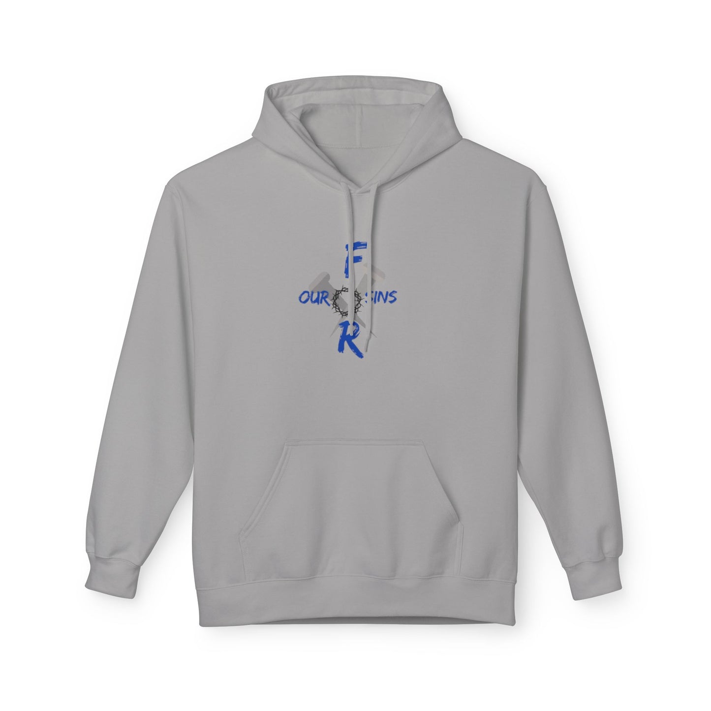 Unisex logo Fleece Hoodie - Cozy Gift for Friends, Motivational Apparel, Casual Wear, Birthday Present, Everyday Comfort