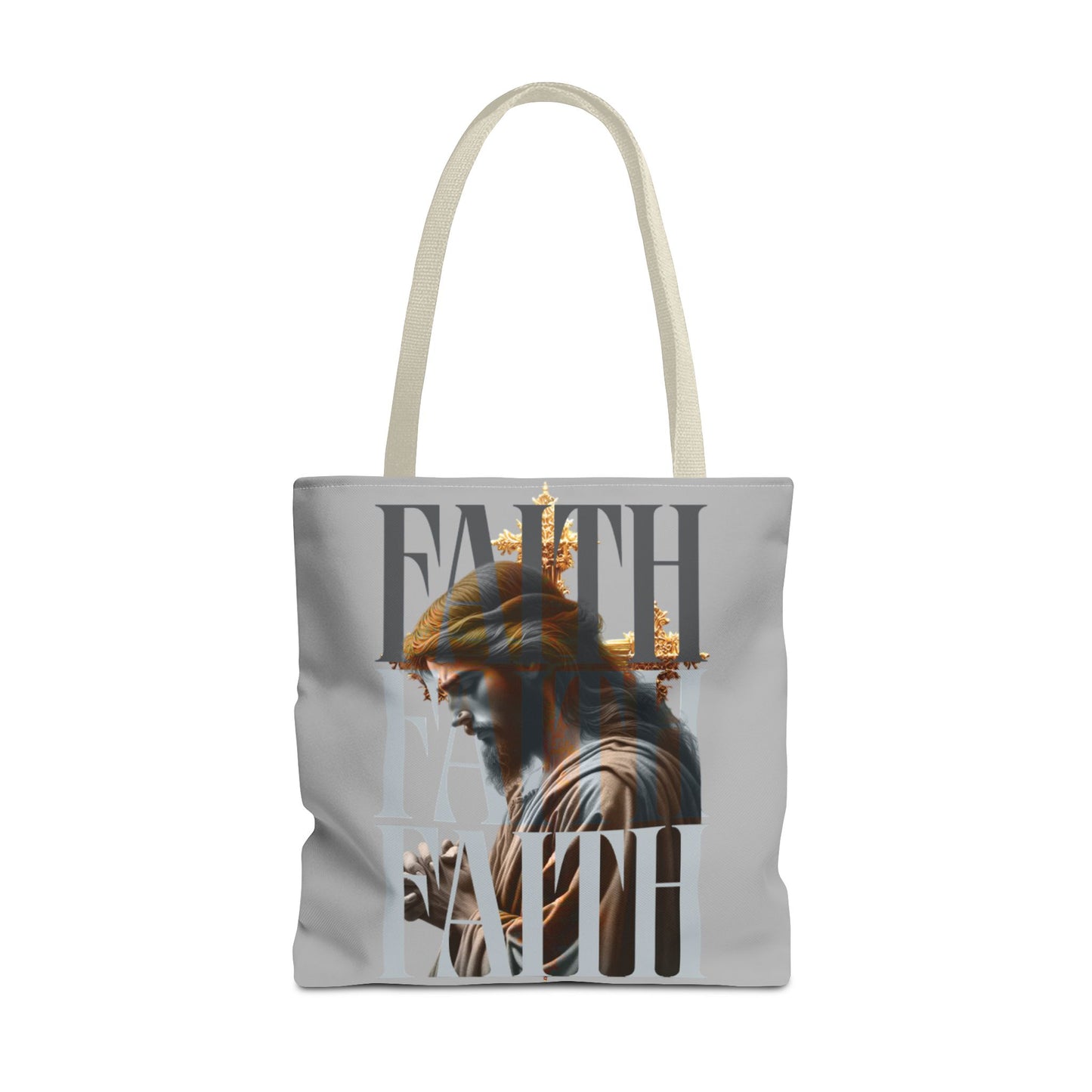 Faith themed Tote Bag for Daily wear, Reusable Shopping Bag, Christian Gift for any occassion, Affirmation Accessory, Stylish Faith Bag
