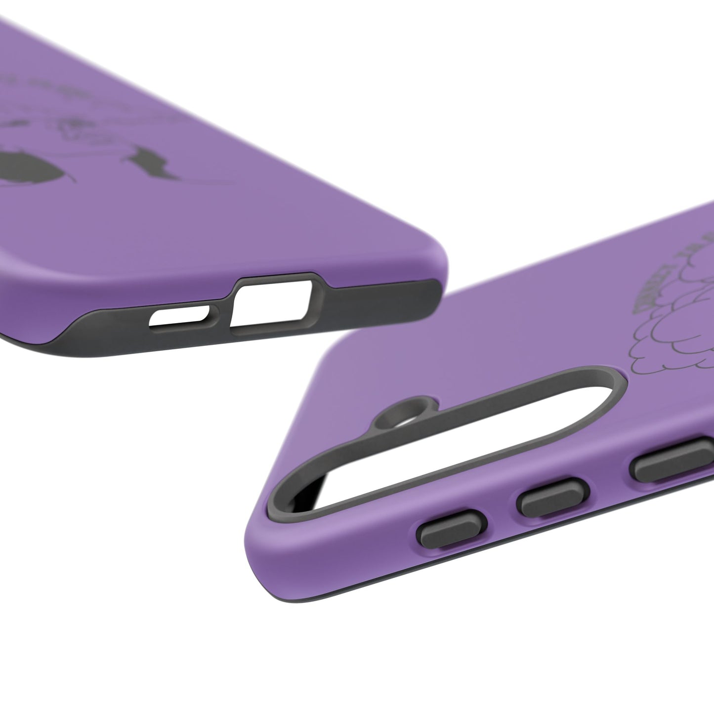 Purple Art Phone Case, Tough Cases for believers, Unique Phone Cover, Gifts for friends, Trendy Phone Accessories