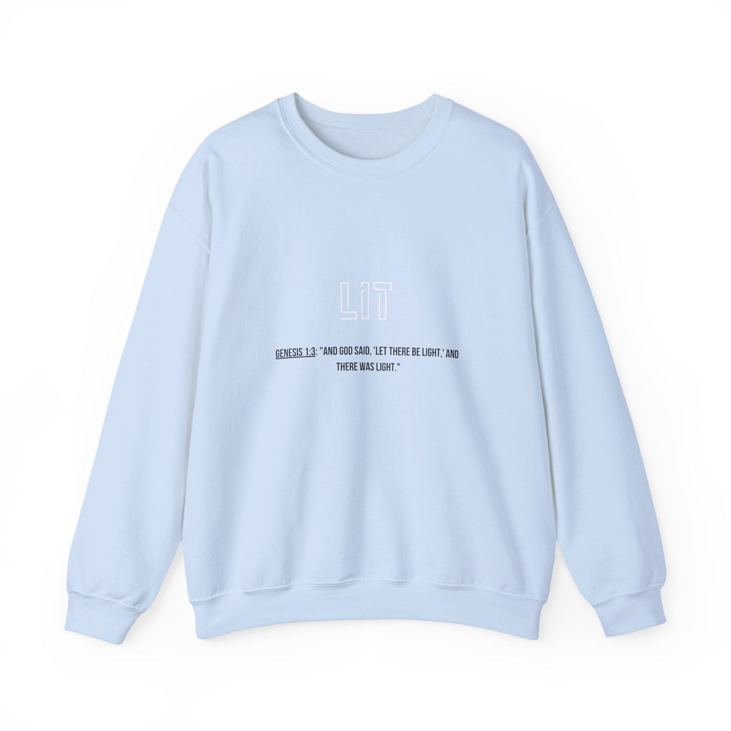 Bible verse Crewneck Sweatshirt - Cozy Motivational Gift for believers , faith inspired Unisex Sweatshirt gift for All Occasions