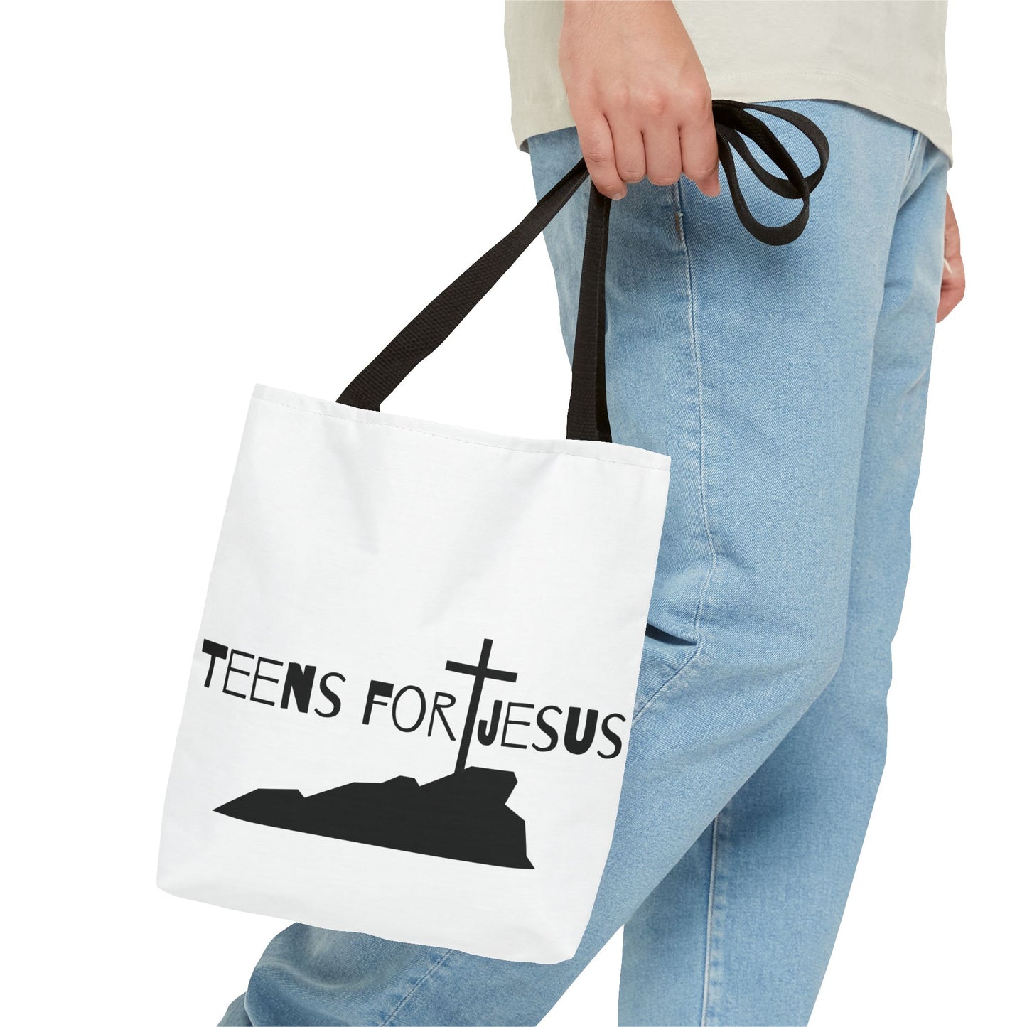 Faith-Inspired Tote Bag for Teens who love Jesus gift idea for christian teens