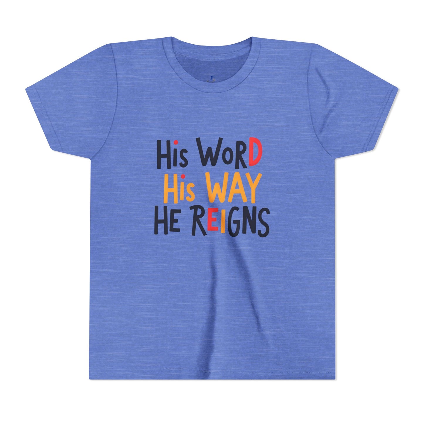 Faith-Inspired Youth Tee, Christian T-Shirt, Religious Kids Shirt, Inspirational Gift, Summer Outfit