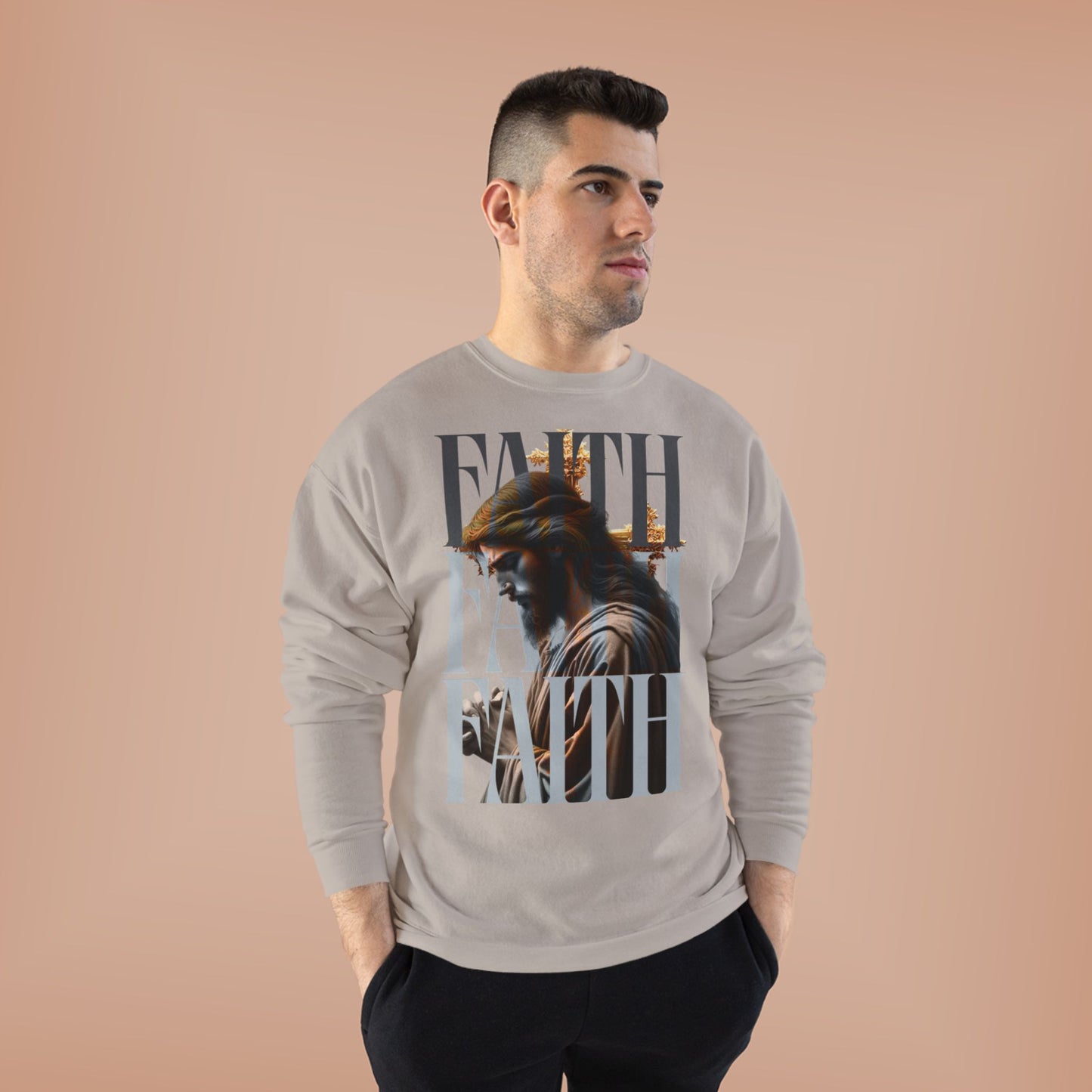 Faith-Themed Unisex EcoSmart® Crewneck Sweatshirt, Inspirational Gift, Cozy Apparel, Religious Sweatshirt, Perfect for Church, [...]