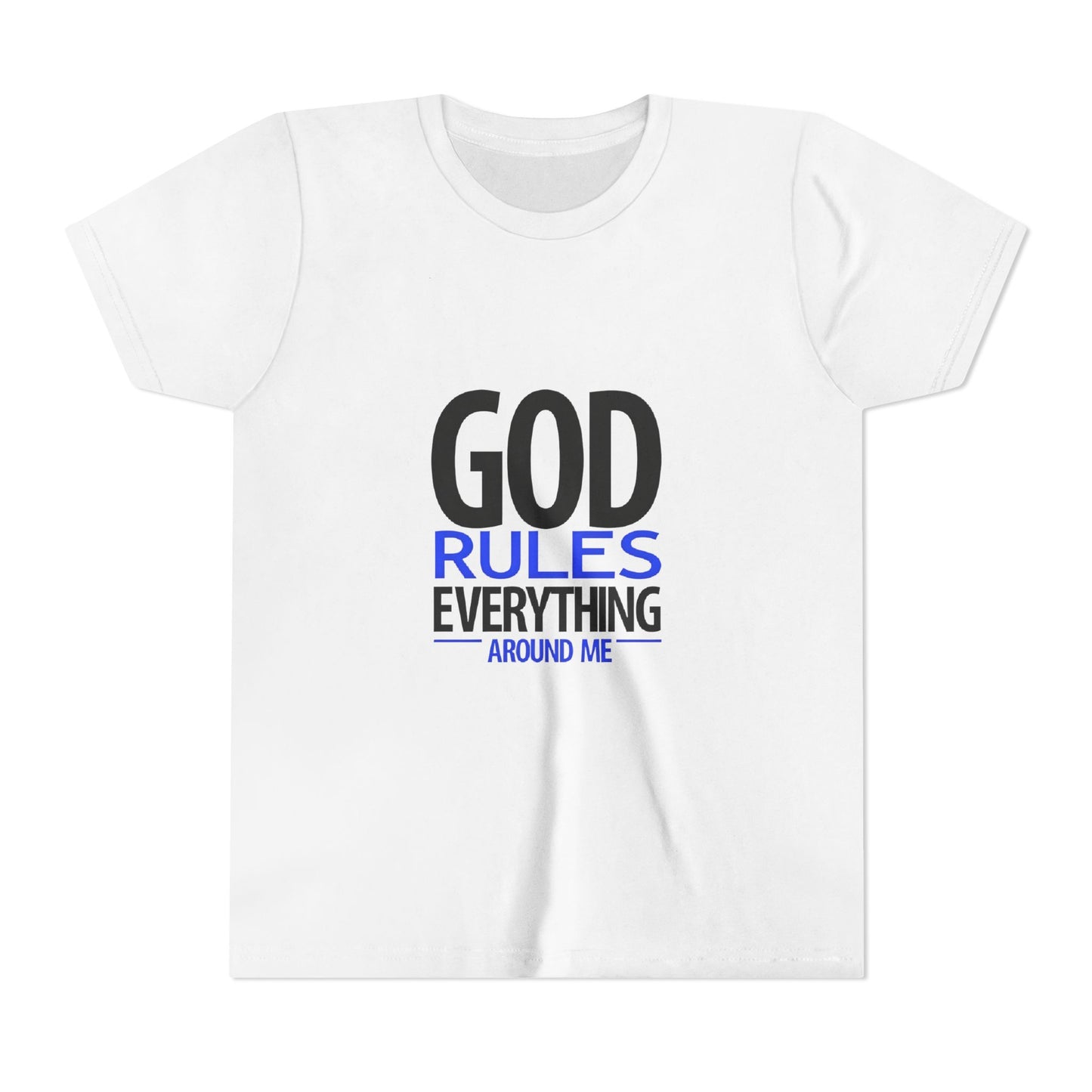 Youth Short Sleeve Tee, spiritual youth apparel, church camp tshirts, youth group t shirts, faith inspired youth apparel